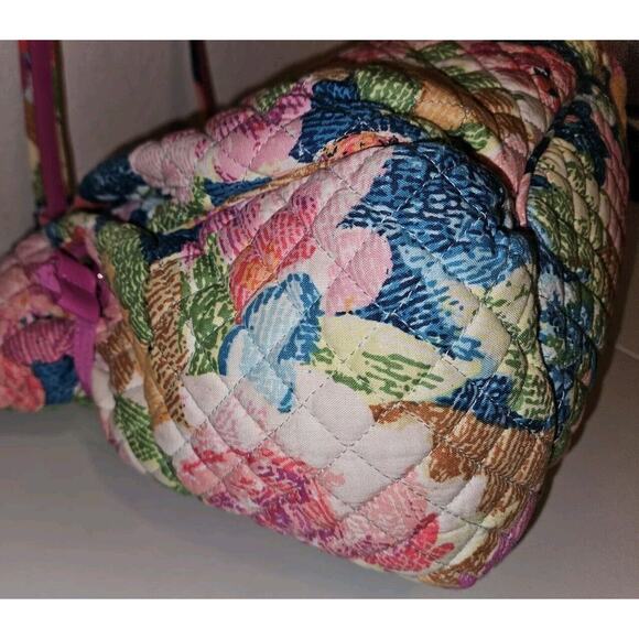 NWOT! Vera Bradley Glenna Superbloom Signature Cotton Tote Handbag 14x14x6 - Picture 8 of 12